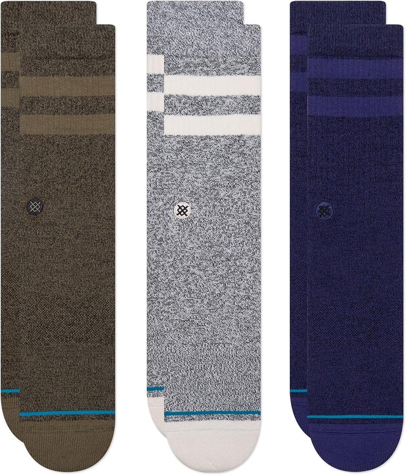 Stance Casual Cotton Crew Joven Socks 3-Pack, Cotton Blend and Cushioning Arch Support - Image 1